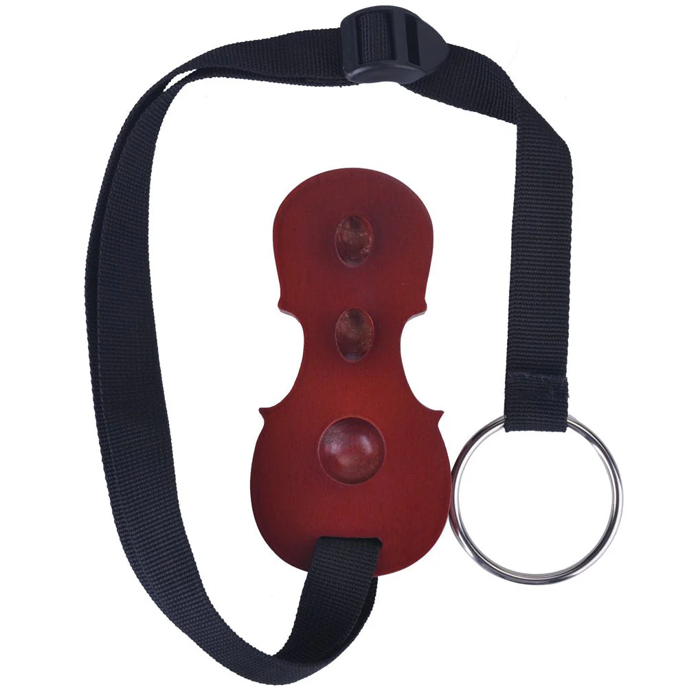 PUNK Solid Wood Cello Endpin Rest Non-slip Stopper Anchor Protector in Cello Shape 3 Holes Holder (3A) 3A - Image 4