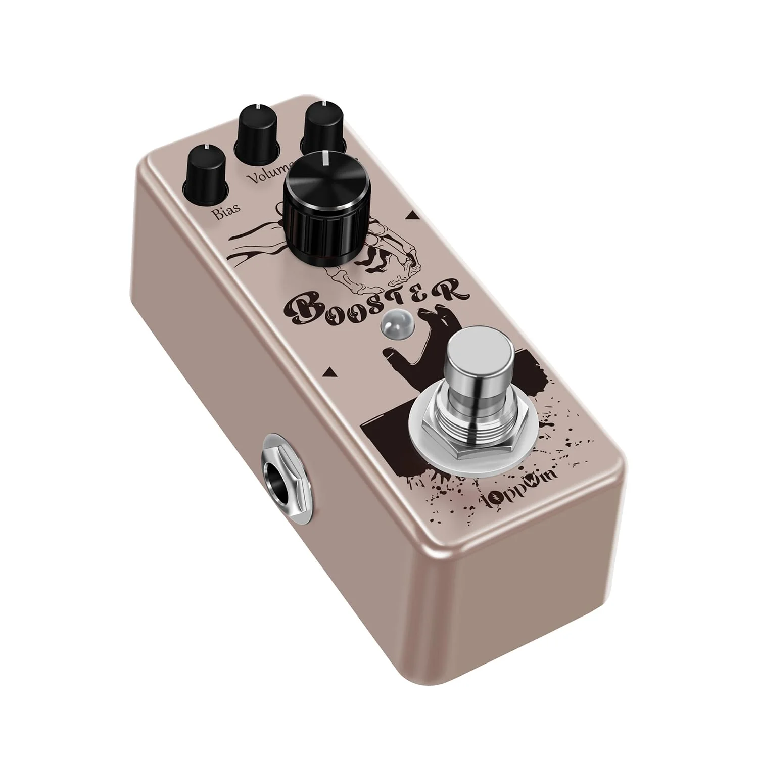 Pure Boost 20dB+ Clean Boost Pedal - ±15dB 2-Band EQ, Metal Enclosure, True Bypass for Guitar/Bass - Image 4