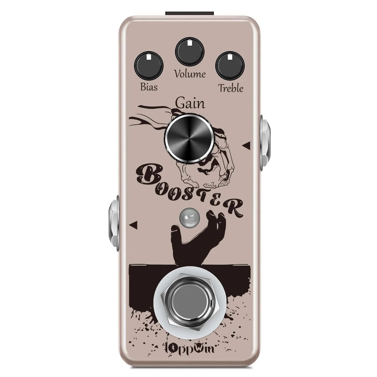 Pure Boost 20dB+ Clean Boost Pedal - ±15dB 2-Band EQ, Metal Enclosure, True Bypass for Guitar/Bass - Image 6