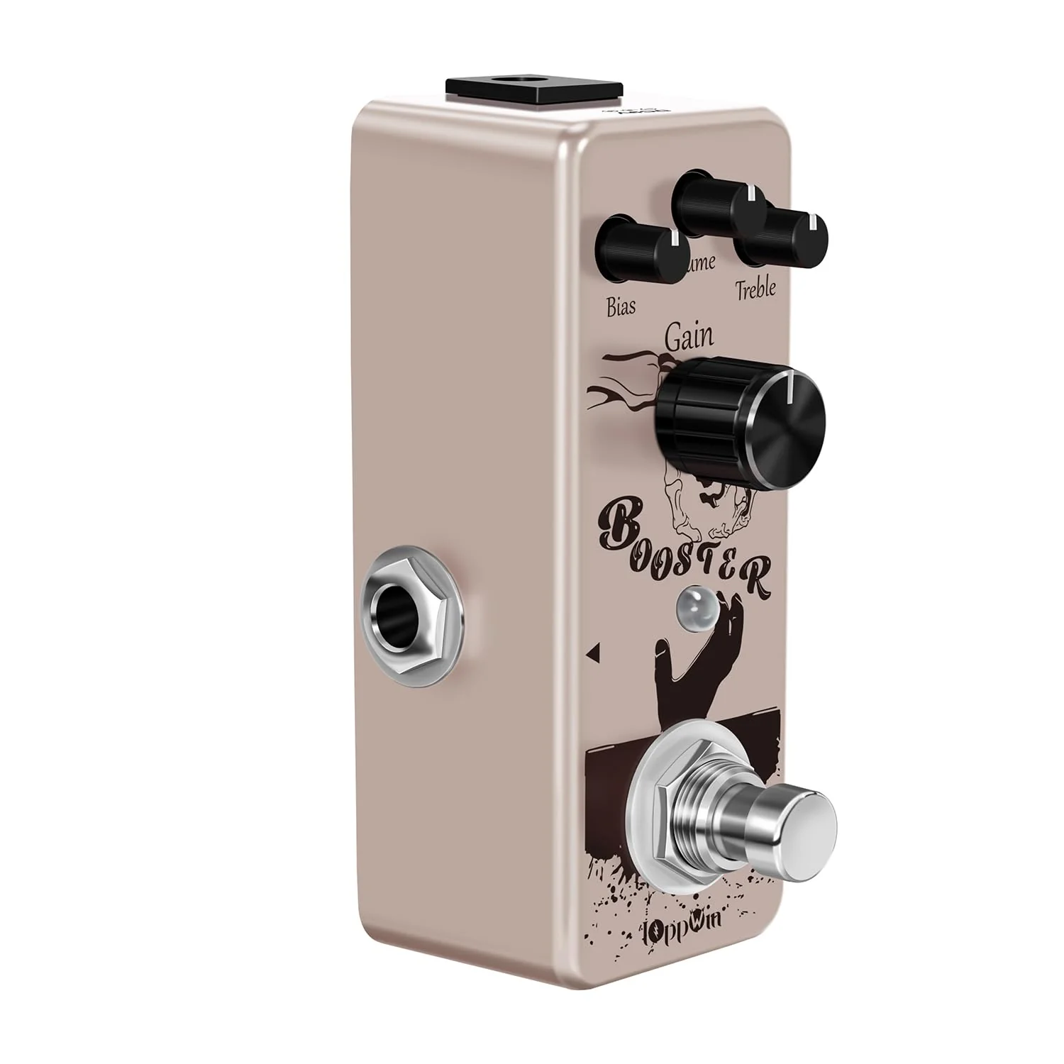 Pure Boost 20dB+ Clean Boost Pedal - ±15dB 2-Band EQ, Metal Enclosure, True Bypass for Guitar/Bass - Image 7