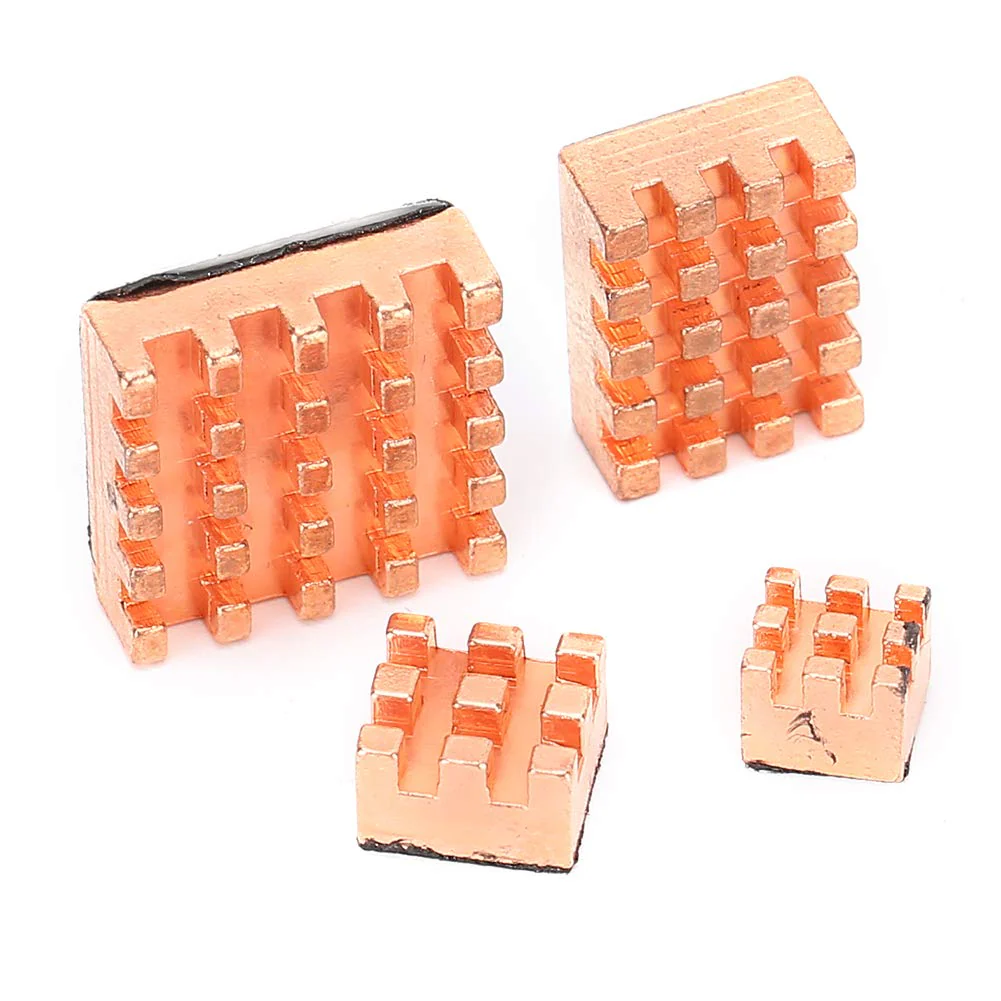 Pure Copper Heatsink, 4 Heatsinks Made of Pure Copper, Durable and Unbreakable for Raspberry PI 4B 1G 2G 4G (Copper) - Image 6