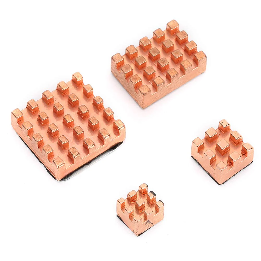 Pure Copper Heatsink, 4 Heatsinks Made of Pure Copper, Durable and Unbreakable for Raspberry PI 4B 1G 2G 4G (Copper) - Image 7
