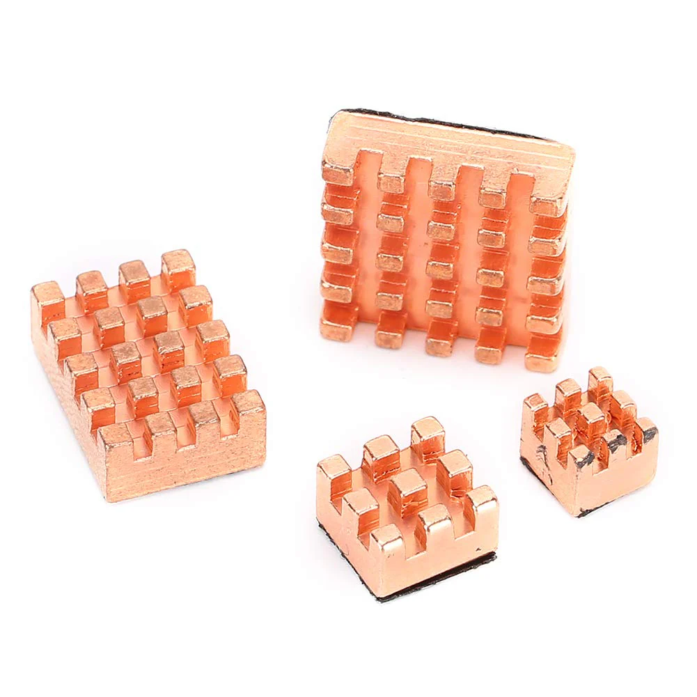 Pure Copper Heatsink, 4 Heatsinks Made of Pure Copper, Durable and Unbreakable for Raspberry PI 4B 1G 2G 4G (Copper) - Image 8
