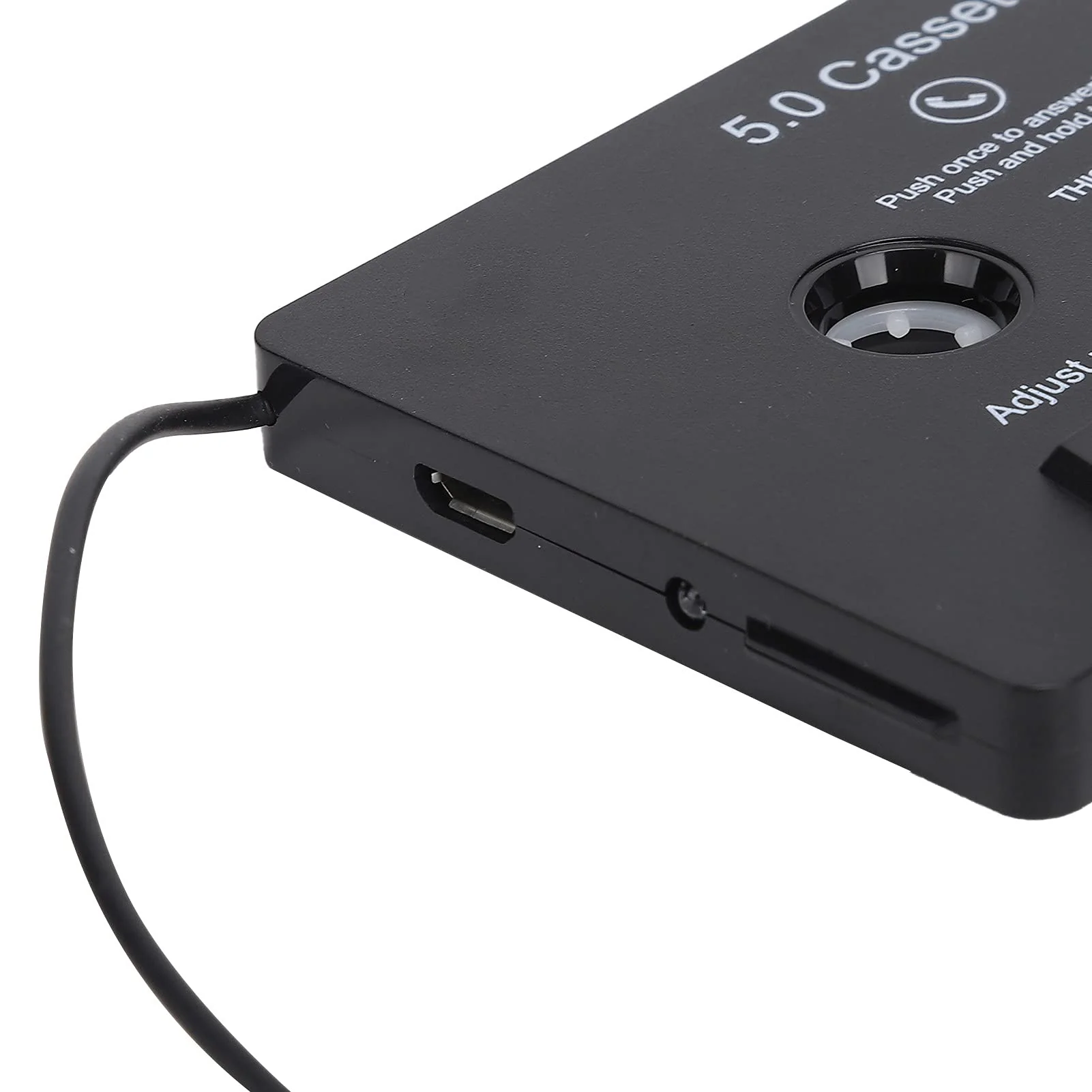 PUSOKEI Car Cassette Audio Receiver, Bluetooth 5.0 Cassette to Aux Adapter, Tape Player MP3 Cassette Player Adapters Audio Converter with Calling Function, Black - Image 8