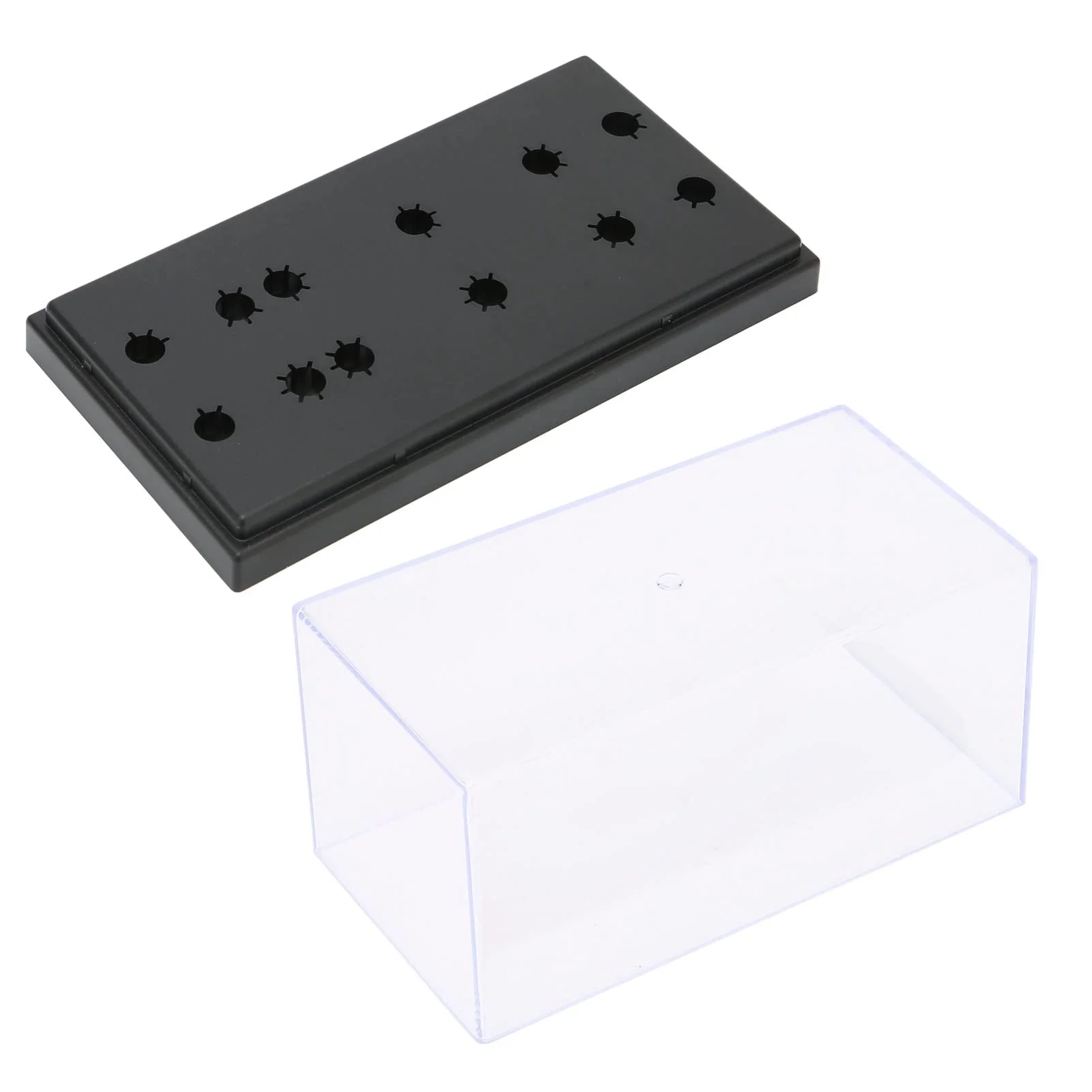 PUSOKEI Universal Turntable Headshell Cartridge Keeper, Record Player Stylus Holder Acrylic Box Phono Shell Case,Phonograph Turntable Cartridge Keeper Box. - Image 8