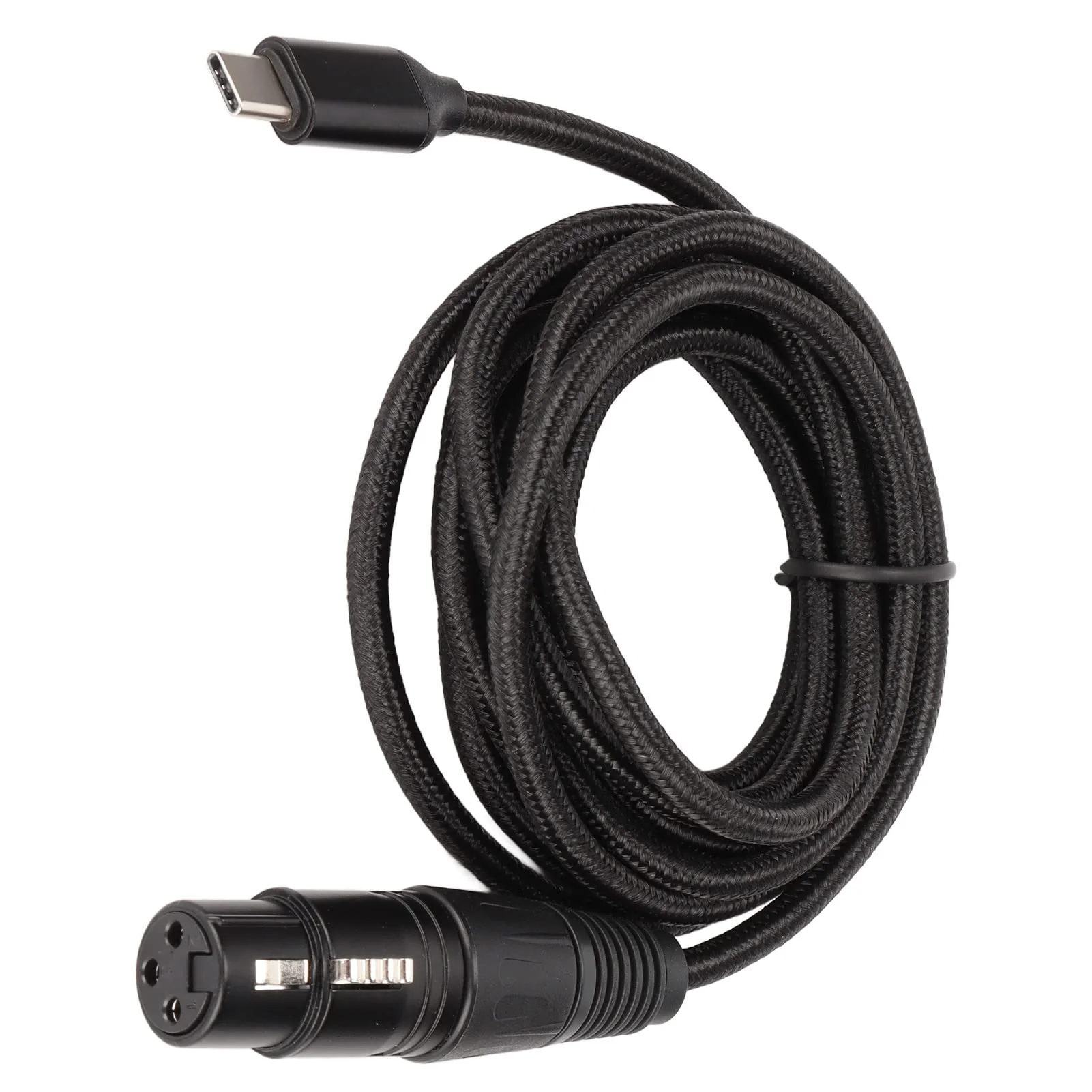 PUSOKEI USB C to XLR Female Cable, HiFi USB C Microphone Cable, Microphone Recording Line Built in D/A Conversion Chip for OS X, Plug and Play() - Image 7