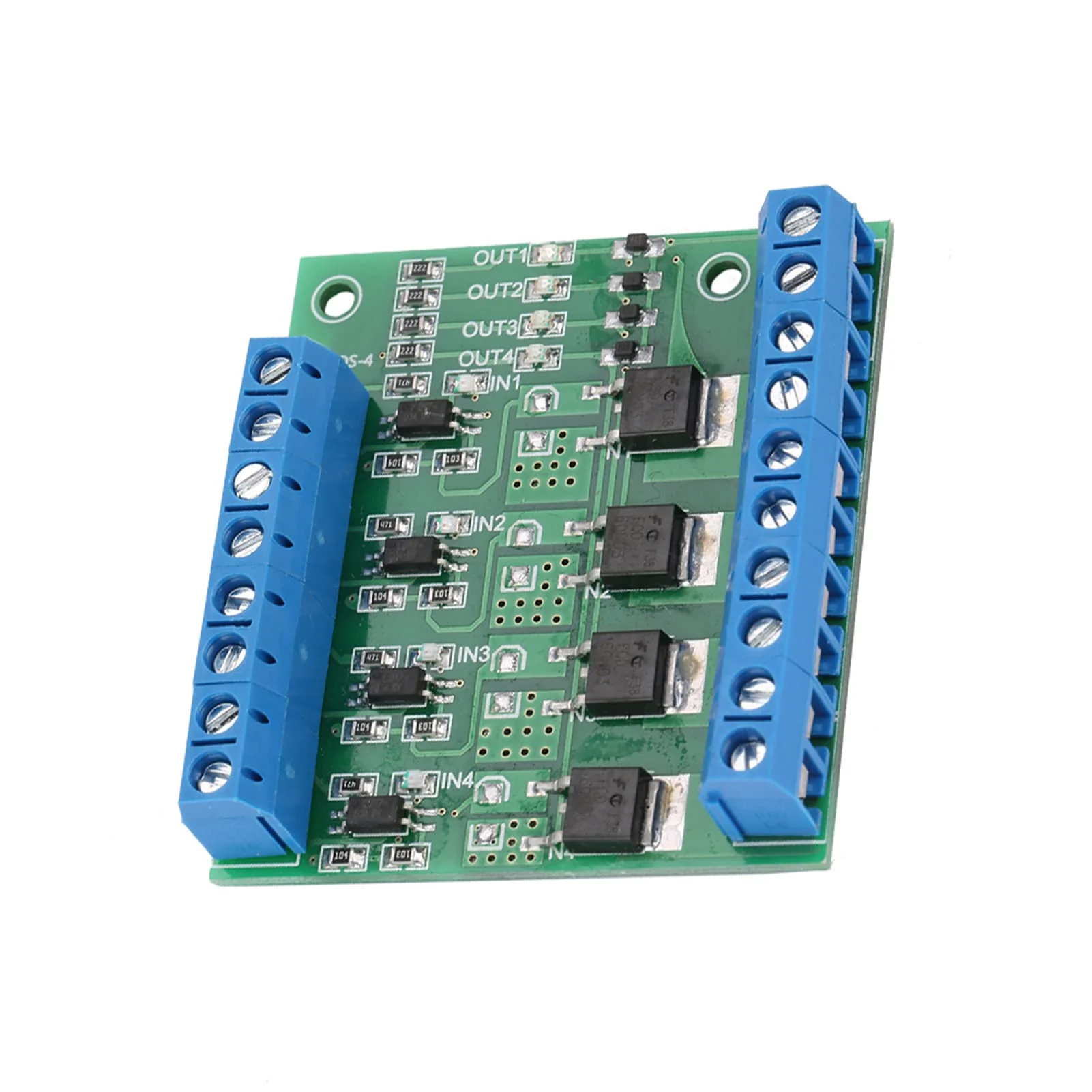 PWM 4 Channel PLC Amplifier Mosfet Module Mosfet PCB MOSFET Amplifier PCB Module Driver 3-20V to 3.7-27VDC 10A - Image 6