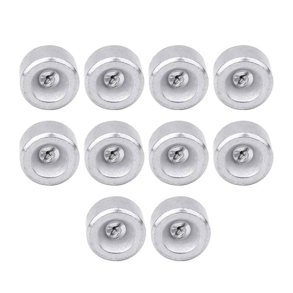 Qcwwy 10 Piece Laboratory Weights 50g Weight Calibration Weight Set with Hook and Ring Scale Calibration Weight Kit for School Grouping Experiments - Image 3