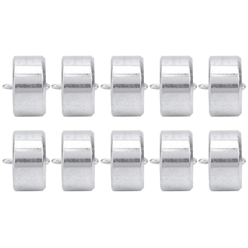 Qcwwy 10 Piece Laboratory Weights 50g Weight Calibration Weight Set with Hook and Ring Scale Calibration Weight Kit for School Grouping Experiments - Image 6