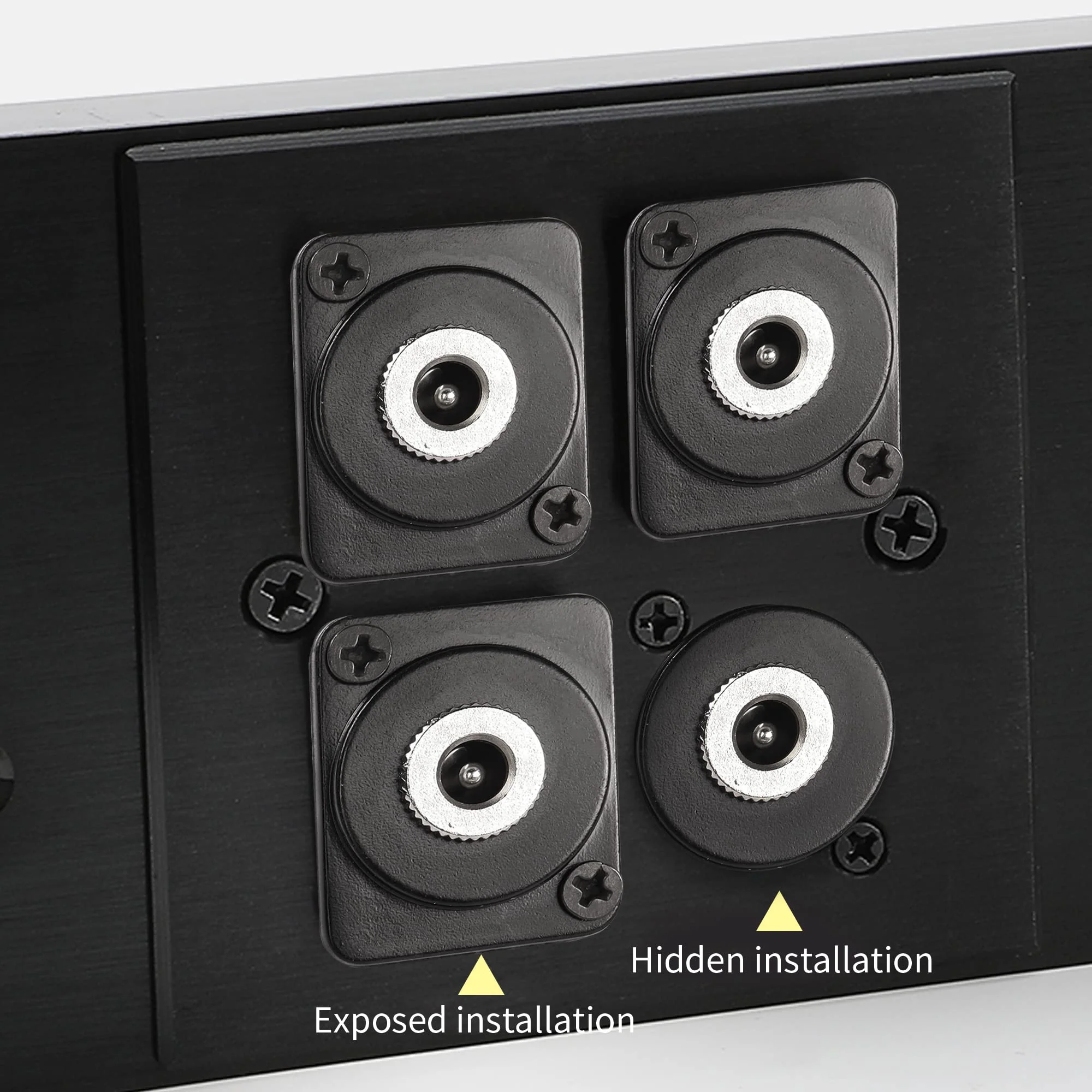 QIANRENON DC 5.5mm x 2.5mm Panel Mount, 2 Pole High Current Solder Wire, 5.5x2.5mm DC Socket, 50V 3A, XLR/D Panel Mount - Image 5