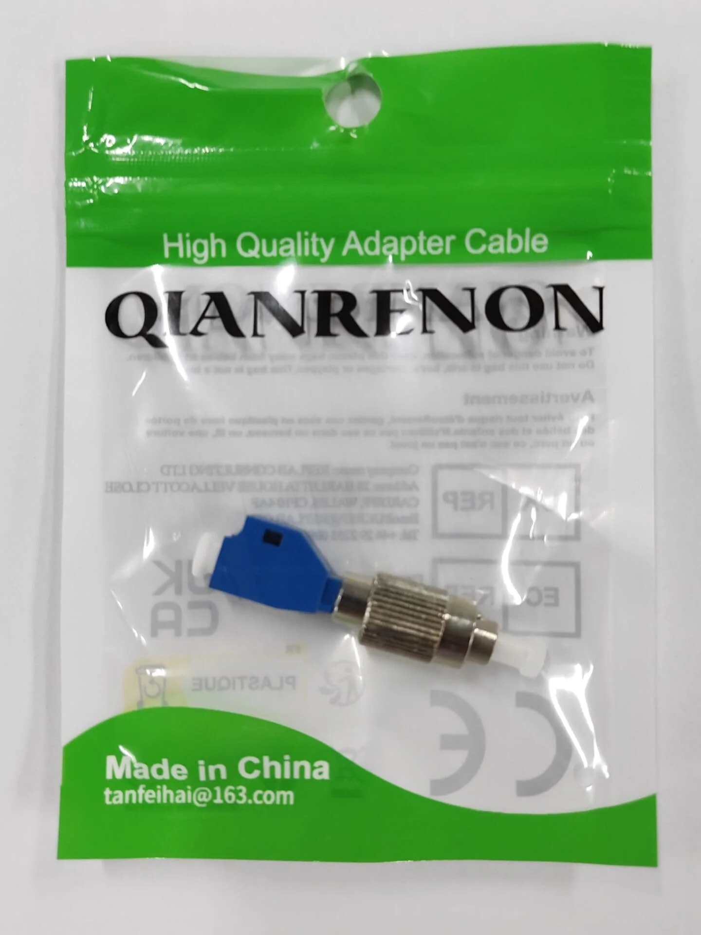QIANRENON FC Male to LC Female Singlemode Fibre Optic Adapter SM 9/125μm FC/UPC Male to LC/UPC Female Hybrid Fibre Simplex Converter Coupler, for Red Light Pen Optical Power Meter Patch Cord Pigtail - Image 8