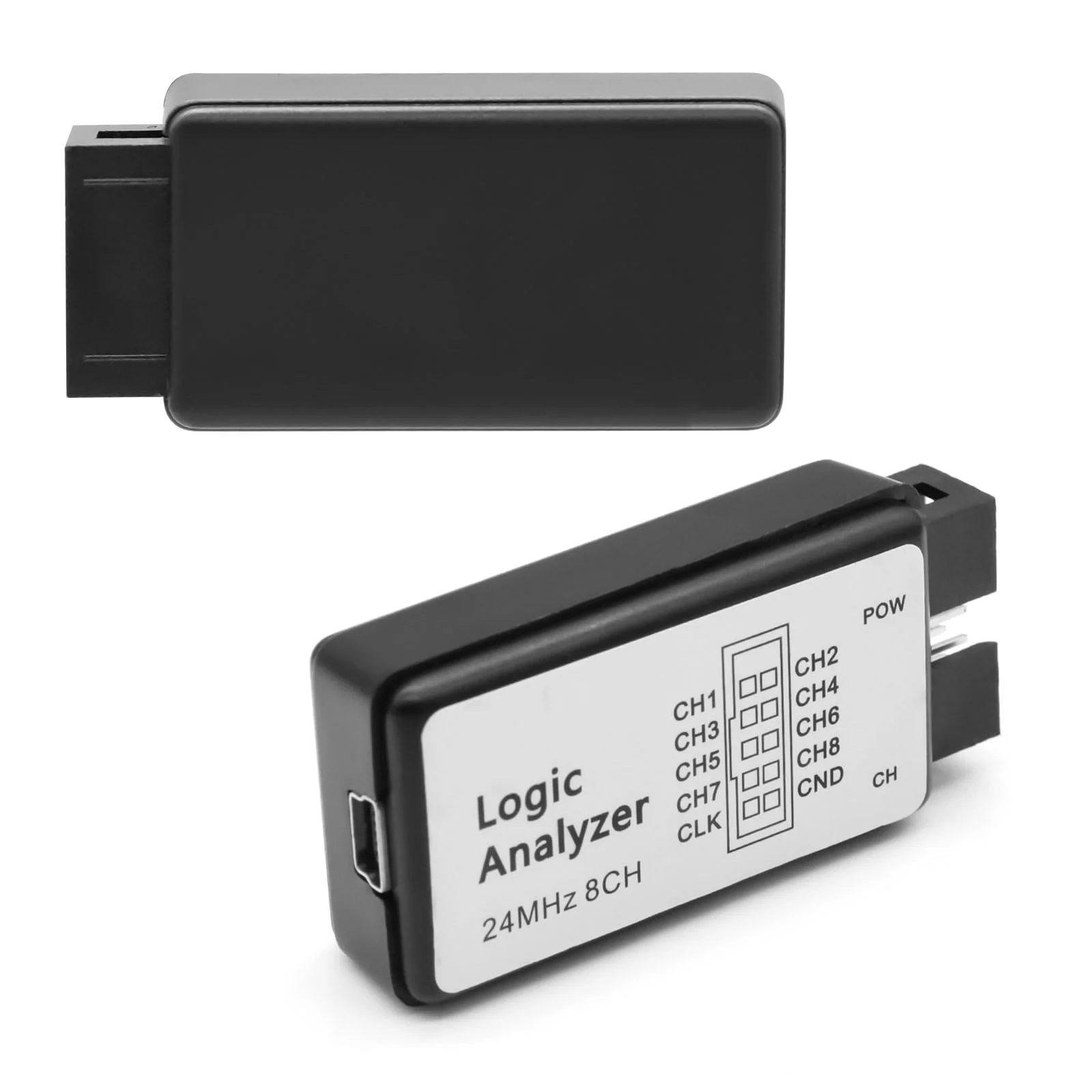 QIQIAZI USB Logic Analyzer 8 Channels 24MHz 5PF with USB Cable and Connection Cable Compatible with Arduino - Image 9