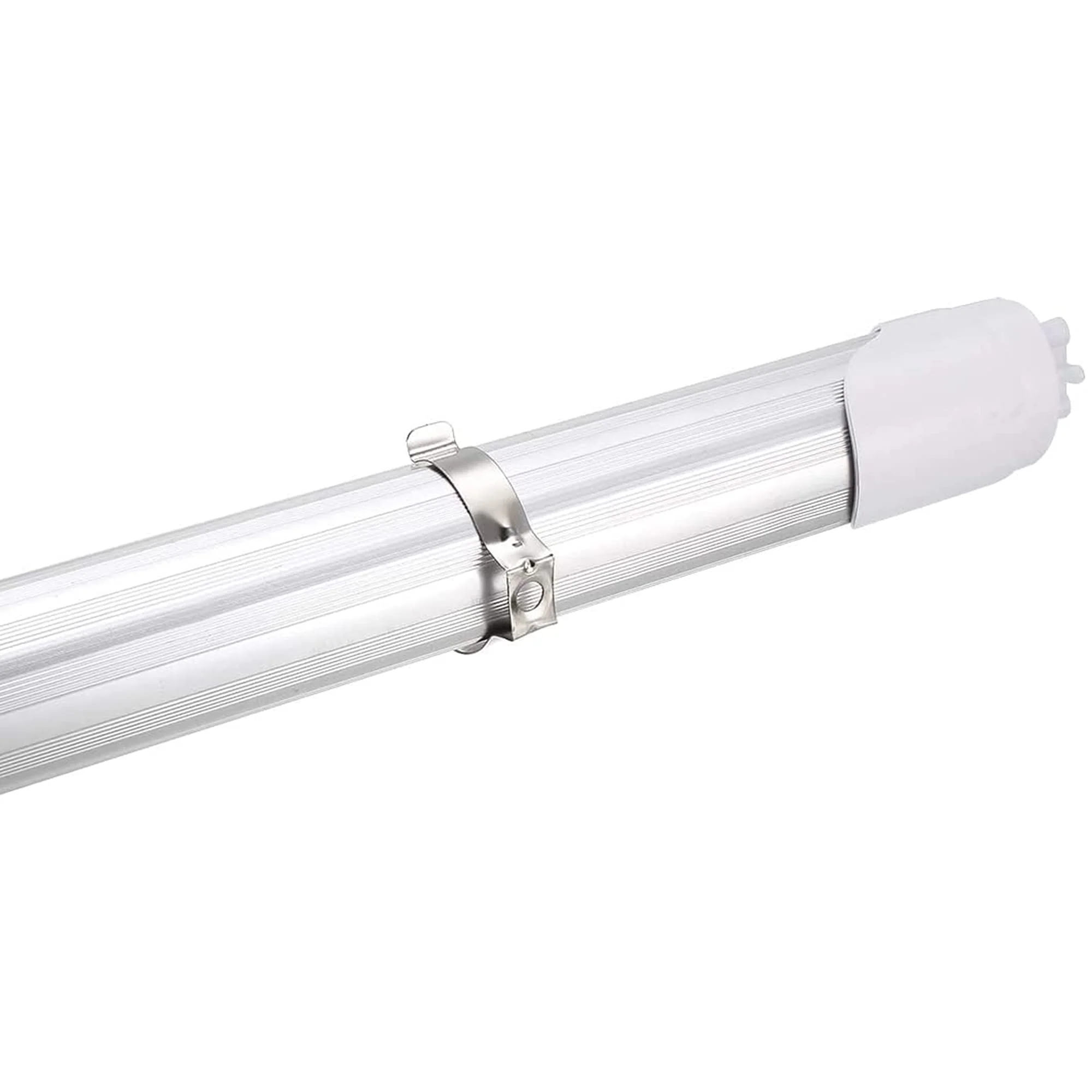 QIUMING Pack of 20 U-Clip Holder for Fluorescent Tube Holder LED Fluorescent Tube to Prevent Sag for LED Light Lamp Pipe Water Pipe Shed Garage Storage - Image 3