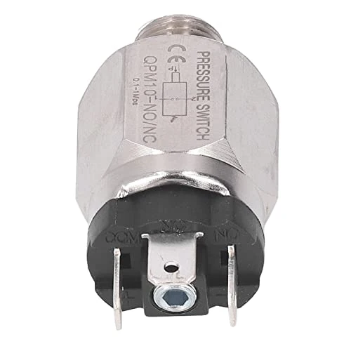 QPM10-NO/NC Pressure Switch, 1/4" Normally Open Push Switch, Membrane Pressure Switch, 0.1-1MPa, Stainless Steel - Image 7
