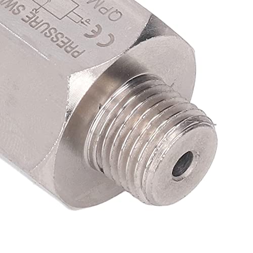 QPM10-NO/NC Pressure Switch, 1/4" Normally Open Push Switch, Membrane Pressure Switch, 0.1-1MPa, Stainless Steel - Image 9