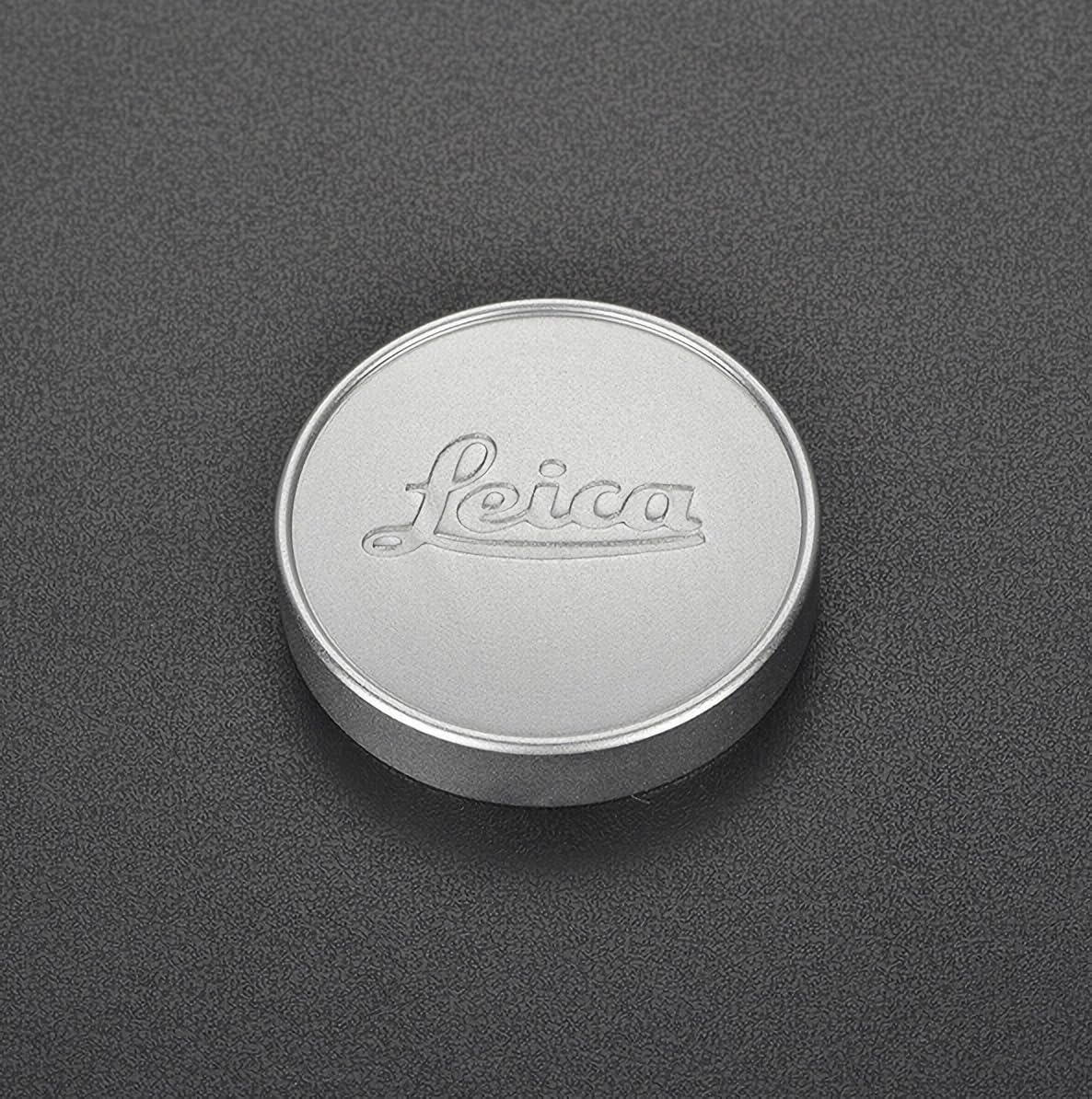 Qs-C Metal Silver Lens Cap Front Cover Compatible with Leica L39 E39 Caliber Lens Voigtlander Zeiss Summicron Summaron Summilux Elmar Elmarit Jupiter, Internal Diameter 42mm(1.65in) (Silver) - Image 2