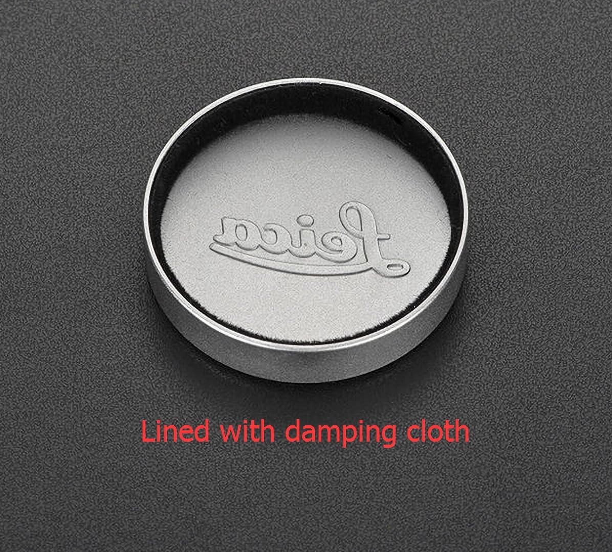 Qs-C Metal Silver Lens Cap Front Cover Compatible with Leica L39 E39 Caliber Lens Voigtlander Zeiss Summicron Summaron Summilux Elmar Elmarit Jupiter, Internal Diameter 42mm(1.65in) (Silver) - Image 4