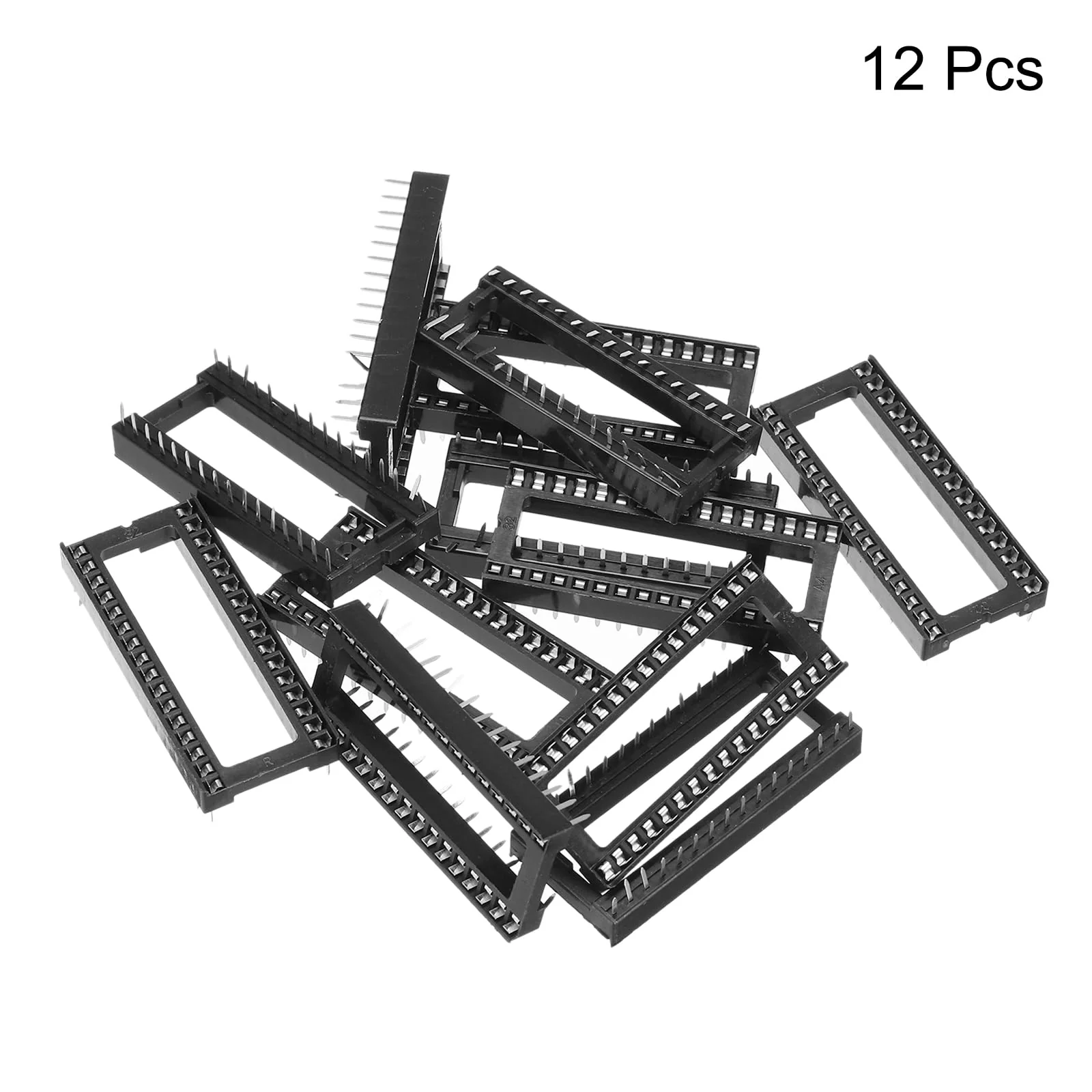 QUARKZMAN 12pcs DIP IC Chip Socket Adapter 2.54mm Pitch 32 Pin Gate Soldering Flat Circuit Chip - Image 3