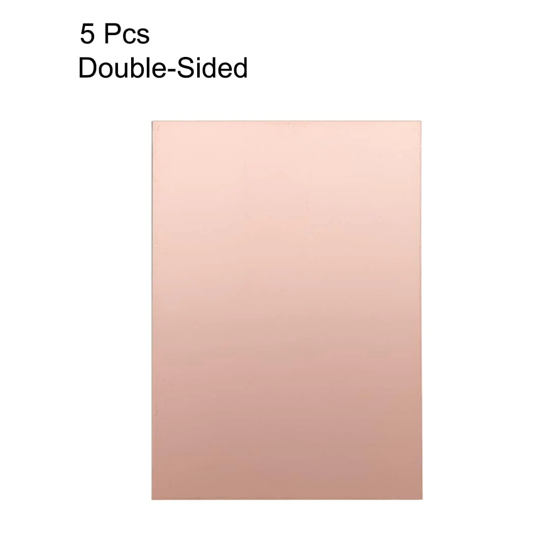 QUARKZMAN 5 Pieces 100 x 70 mm Double-Sided Copper Laminate PCB Circuit Board FR4 2 mm Thick Craft Prototyping Circuit Board - Image 2