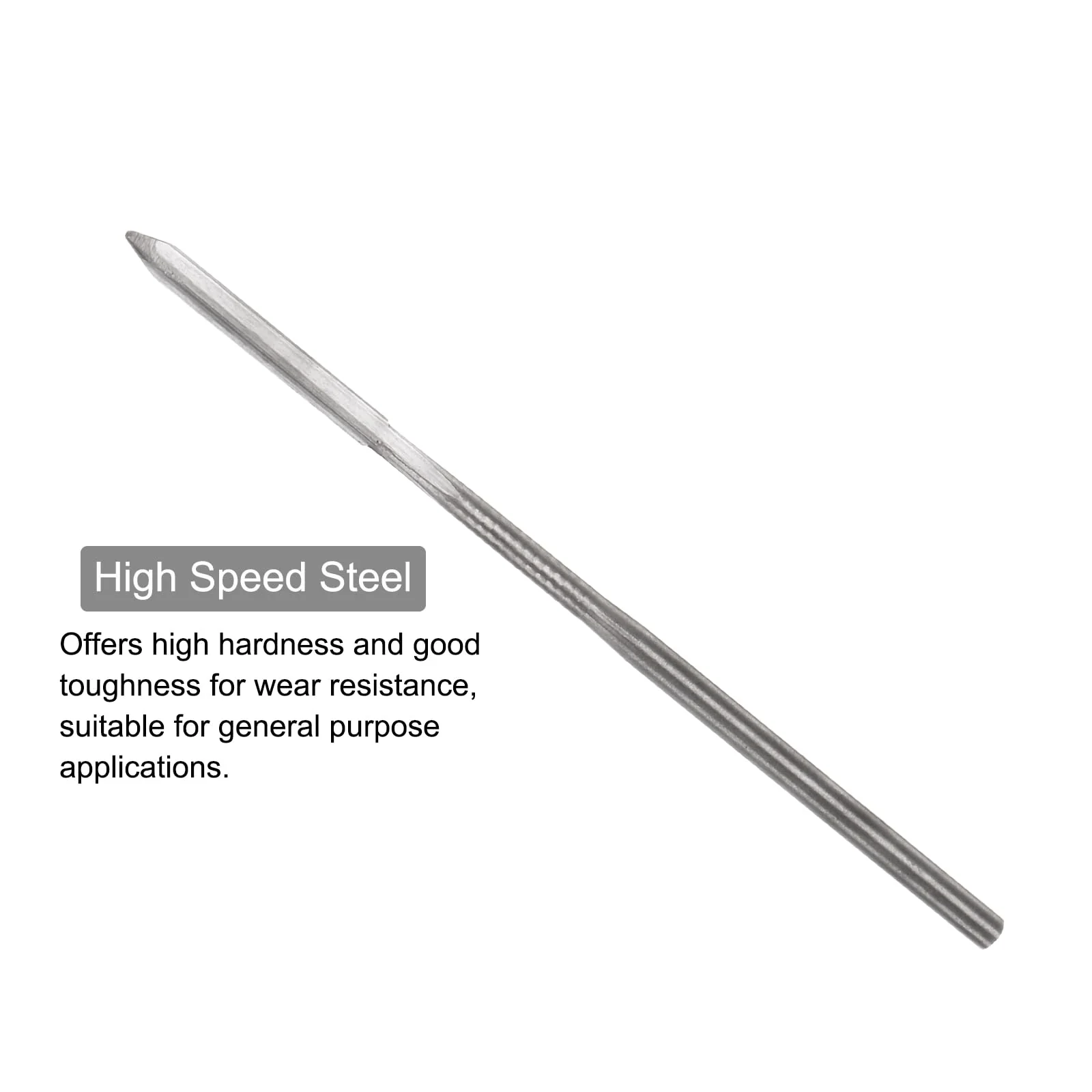 QUARKZMAN Drill Bit 1.7mm H7 Metric Machine Reamer Drill Bit for Metal Wood Hole Drilling Straight Groove High Speed Steel Tool - Image 4