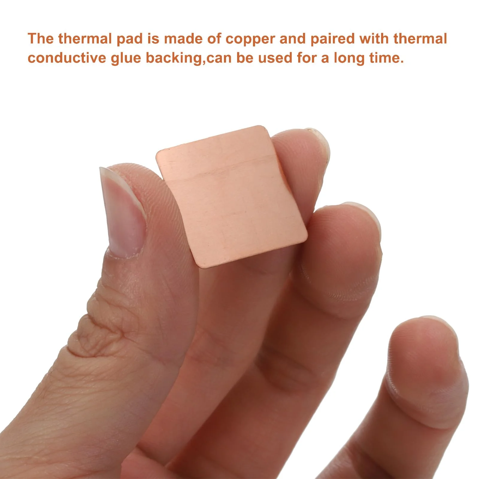 QUARKZMAN Heatsink Copper Pad Disc 20 mm x 20 mm 0.3 mm/0.5 mm/0.8 mm/1 mm/1.2 mm/1.5 mm Thermally Conductive Heatsink for Electronics Chip Cooling Set of 2 - Image 4