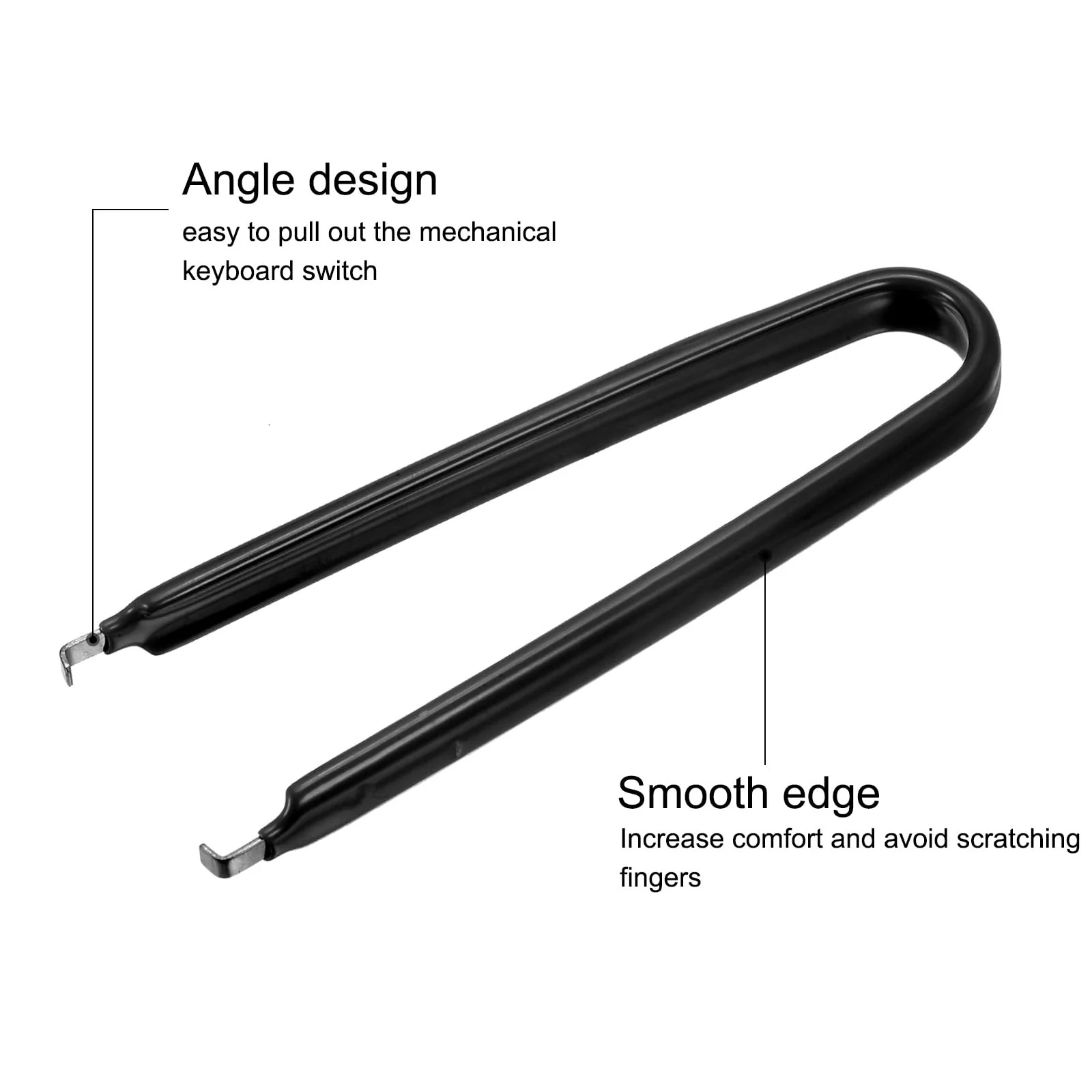 QUARKZMAN IC Puller Chip Extractor Stainless Steel with Insulated Vinyl Handle Black Pack of 1 - Image 4