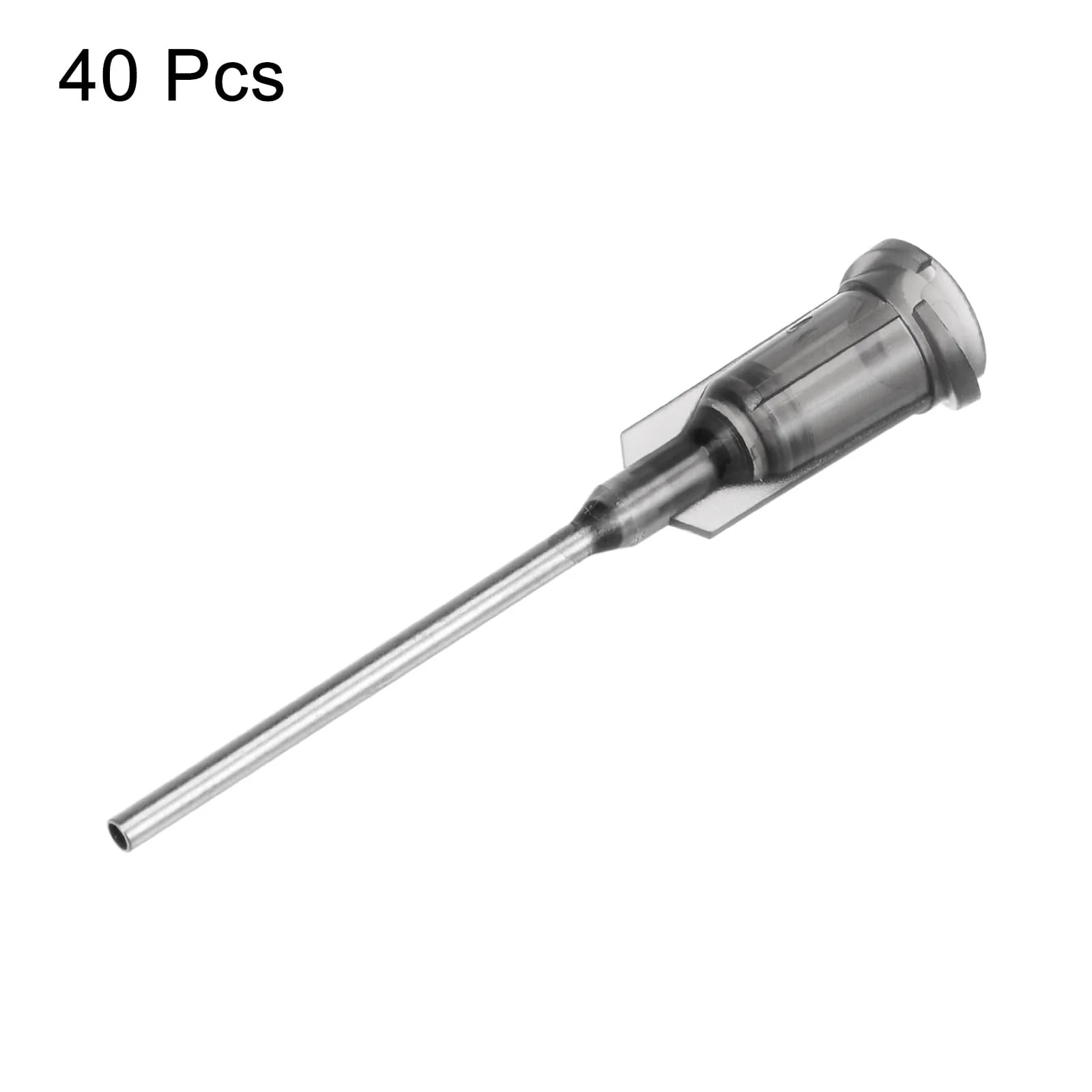 QUARKZMAN Industrial Blunt Tip Cannula 16G 1 Inch Length with Luer Lock Screw Connection, Dispensing Cannula for Liquid Glue Gun, 40 Pieces (Grey) - Image 3