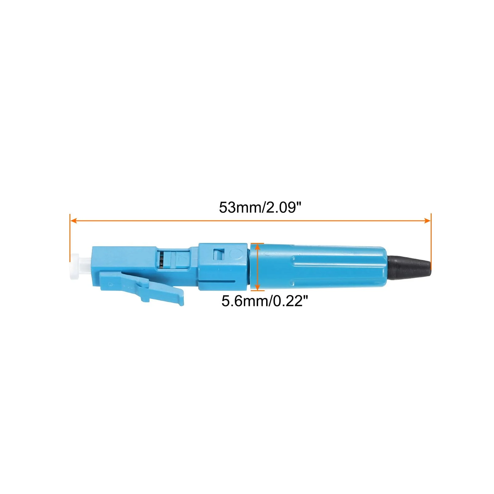 QUARKZMAN LC UPC Fiber Optic Quick Connector Single Mode Fiber Cable Quick Connector LC Adapter for CATV Network Pack of 5 - Image 2