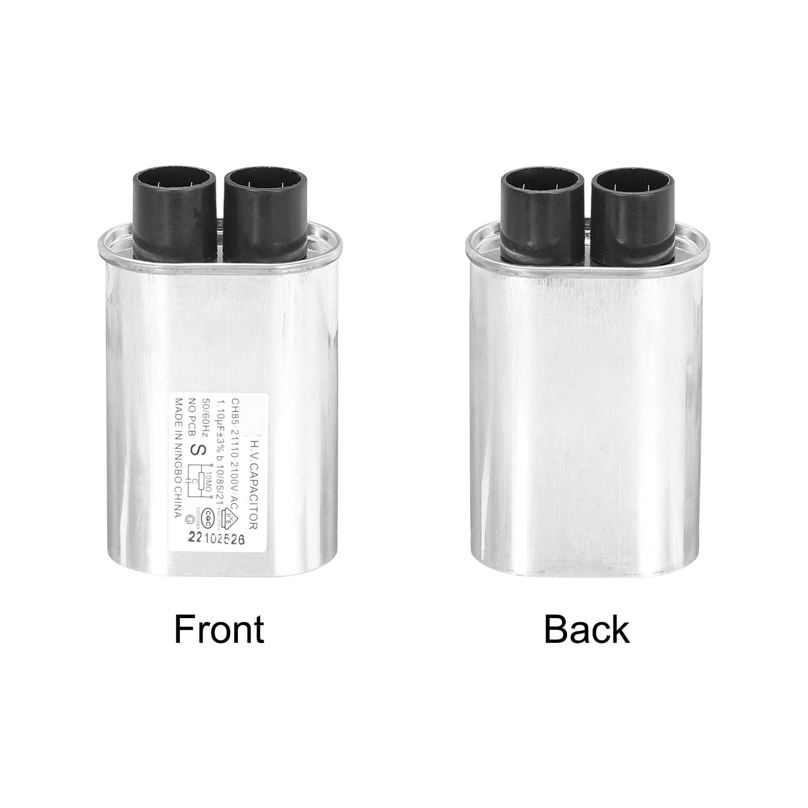 QUARKZMAN Microwave Condenser Replacement High Voltage Oven Capacitor 2100VAC 1.10uf - Image 3