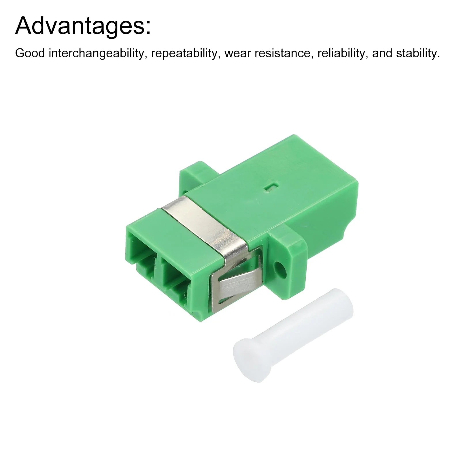 QUARKZMAN Pack of 6 Fibre Optic Adapter LC/APC Coupling Single Mode Duplex Adapter LC-LC/APC for Network Internet Connection - Image 3