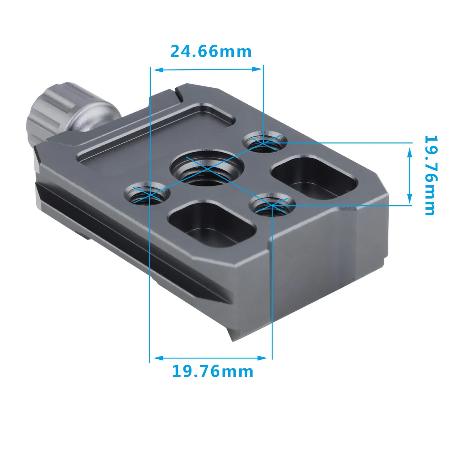 Quick Release Clamp,QR Base,Camera Mounts Clamps for Arca-Swiss Standard Compatible with DJI Ronin S 2/3/3-pro/c2 Gimbal for Zhiyun Crane Series and Camera Tripod - Image 5
