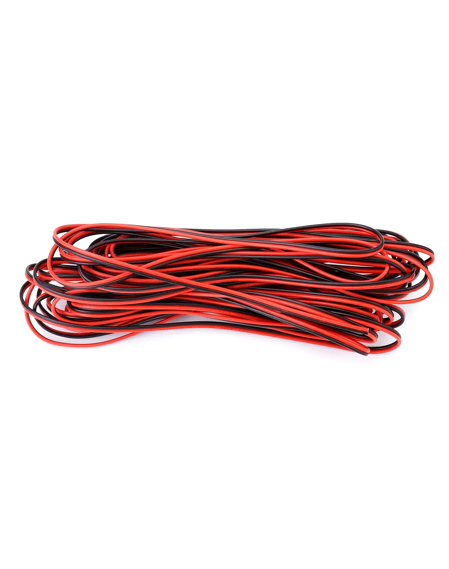 QWORK® 10 Meters 22AWG Electric Wire, 2 Core Black/Red Electric Wire, Extension Cable, for LED Strip and Electronic Wiring 10m - Image 2