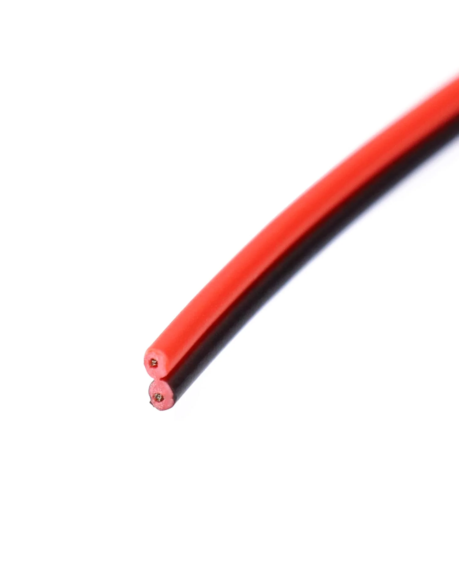 QWORK® 10 Meters 22AWG Electric Wire, 2 Core Black/Red Electric Wire, Extension Cable, for LED Strip and Electronic Wiring 10m - Image 3
