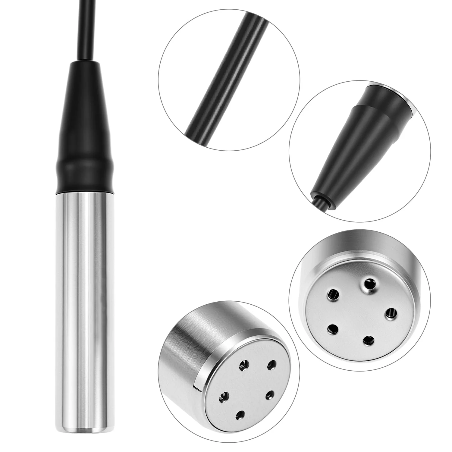 QWORK® Level Sensor DC 12-30V 4-20mA, Stainless Steel Water Level Sensor with 0-5 m Range, Level Indicator Water Tank, for Digital Display, Industrial Applications - Image 2