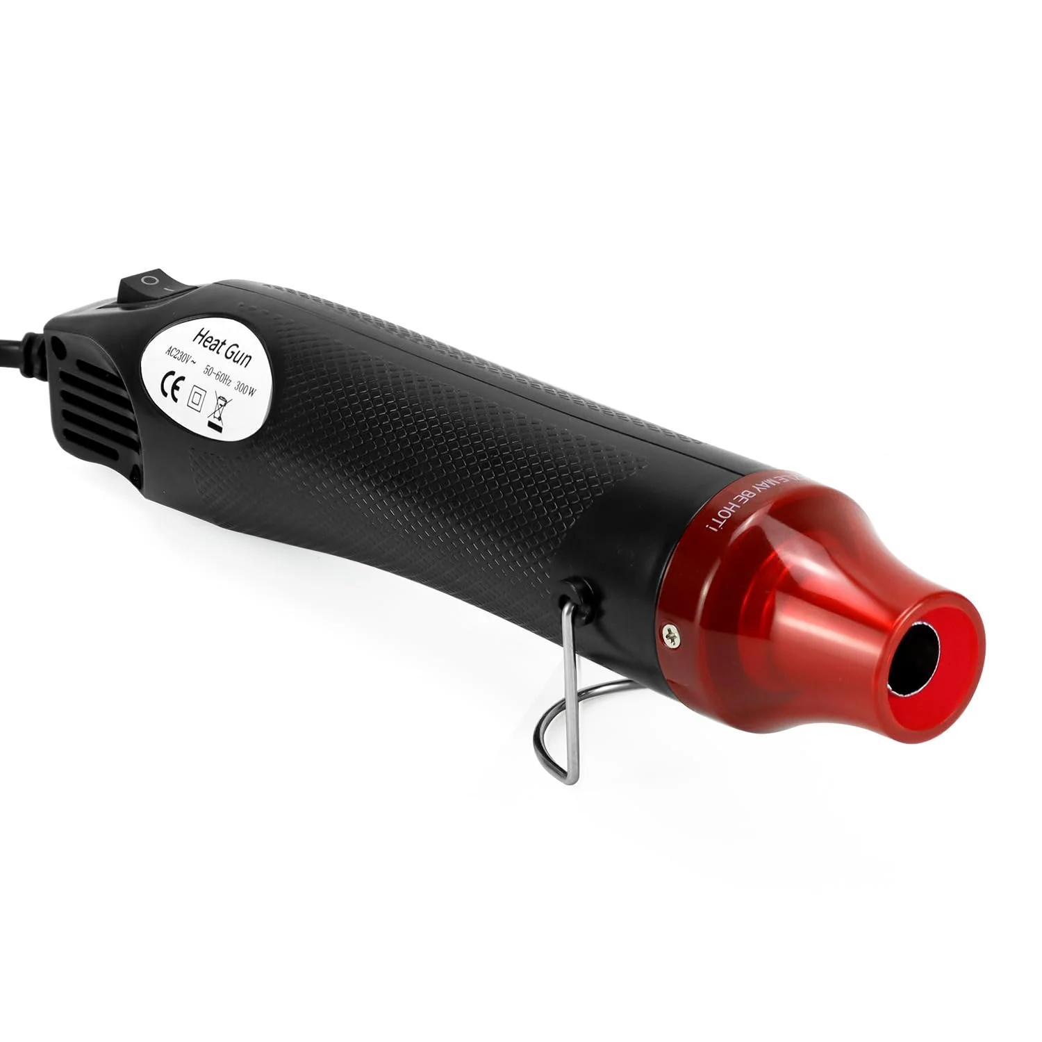 QWORK® Mini Heat Gun 220 V 300 W Handheld Hot Air Blower for Heat Shrink Tubing, Embossing, Drying Paint, Paper - Image 3