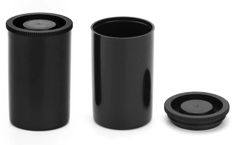 QWORK Film Canisters with Lids, 50 Pcs Plastic Camera Reel Containers 8 OZ, for Scientific Activity Small Accessories, Black - Image 8