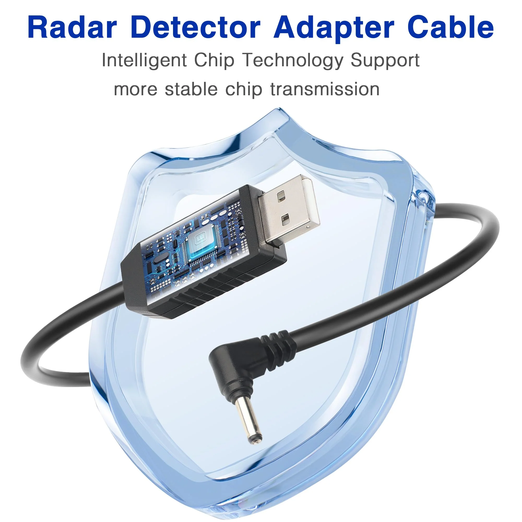 Radar Detector Power Cable for Cobra RAD350 380 450 480i 700i XRS9370 955 5300 9940 SPX 5300 5521 7700 ESR700 ESD737 767 SLR Vendetta 500,Power Cord for Cobra,Car Replacement Charging Cable 3.3ft DC3.5-3.3FT - Image 3