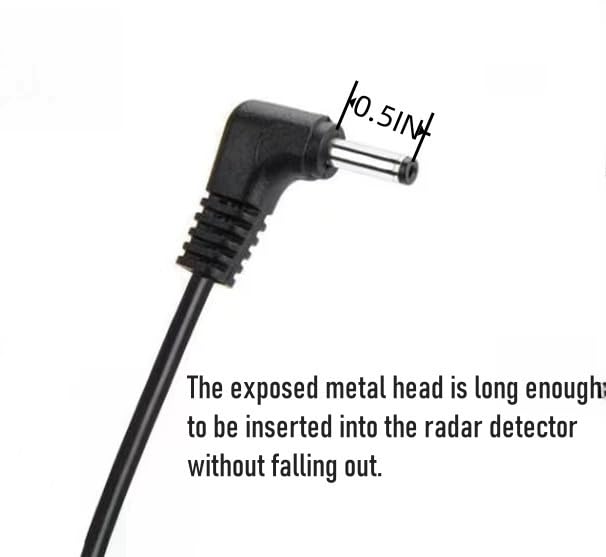 Radar Detector Power Cord Compatible with Cobra RAD 480i 350 380 450 Uniden DFR1 DFR3 DFR5 Whistler etc Radar Detector （7FT） - Image 5