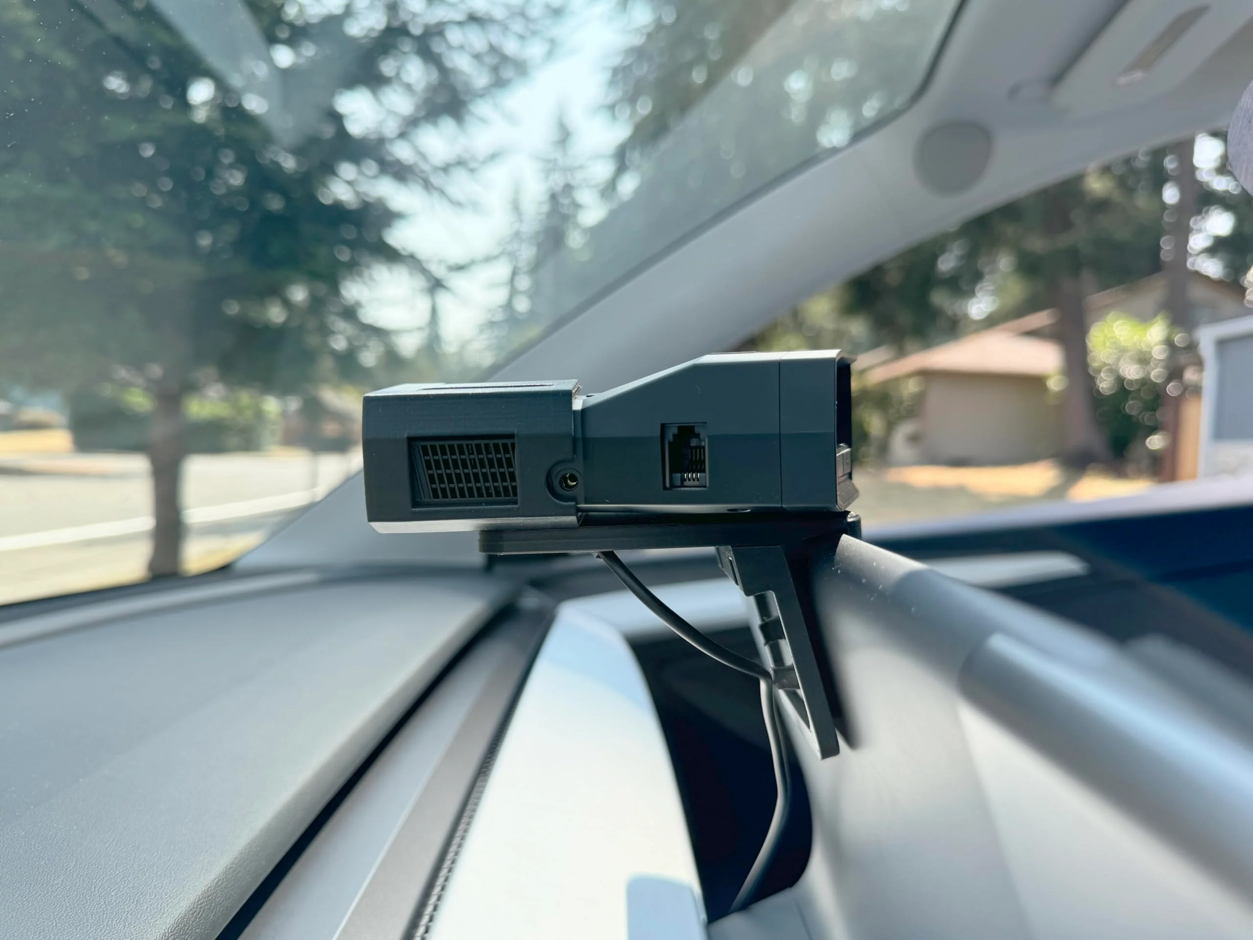 Radar Holder for Uniden R8 Compatible with Tesla Vehicles - Black - Image 3