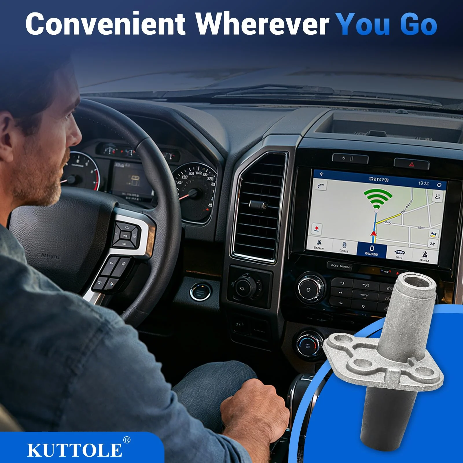 Radio Antenna Base Mount Fit for Ford F-250 F-350 Super Duty 2017-2021, Antenna Base Mount for Ford F250 F350 Super Duty Models - Image 8