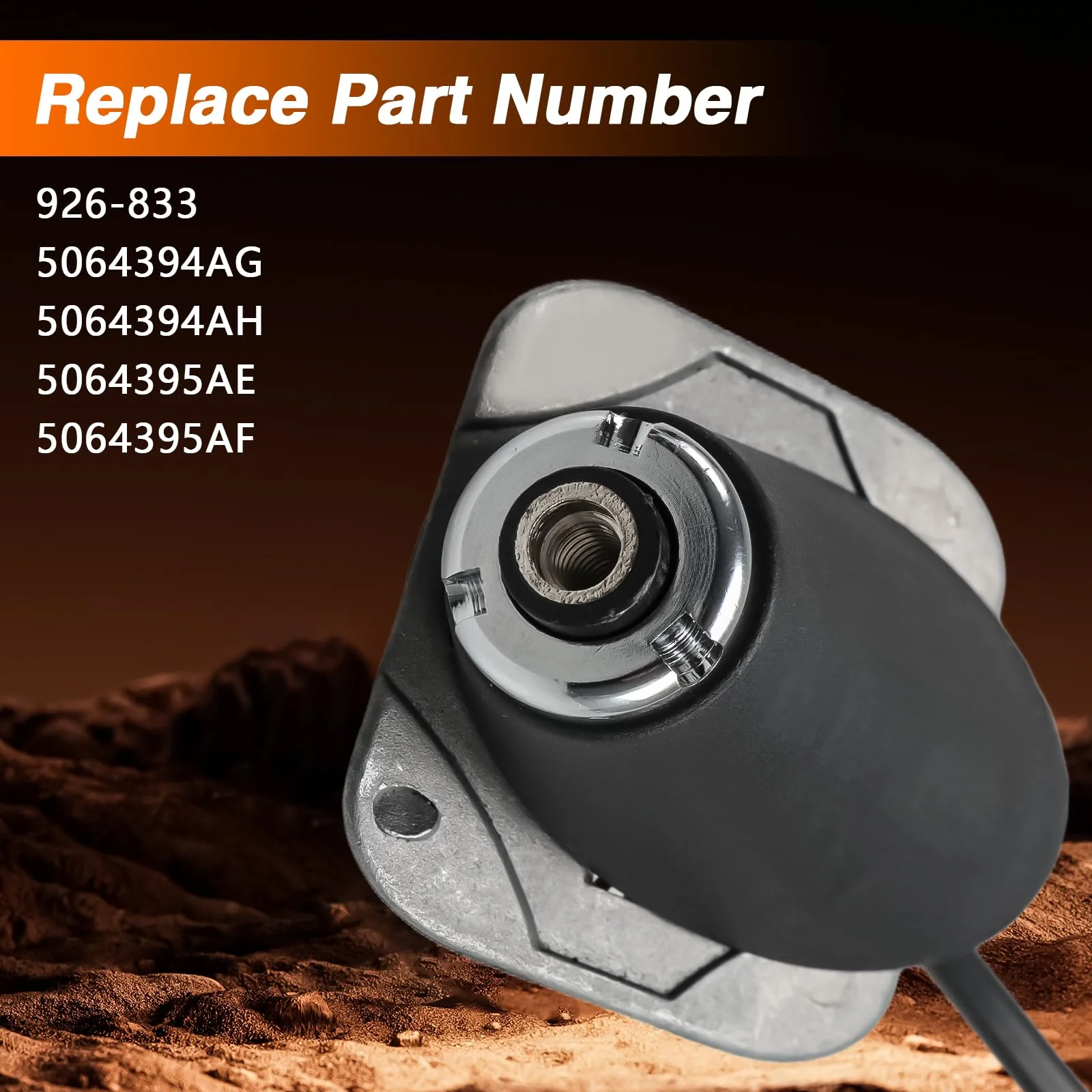 Radio Antenna Cable Base Assembly Cable with Adapter Cover Compatible with Dodge Ram 1500 2500 3500 4500 5500 Replace#: 5064394AH 5064394AG - Image 4