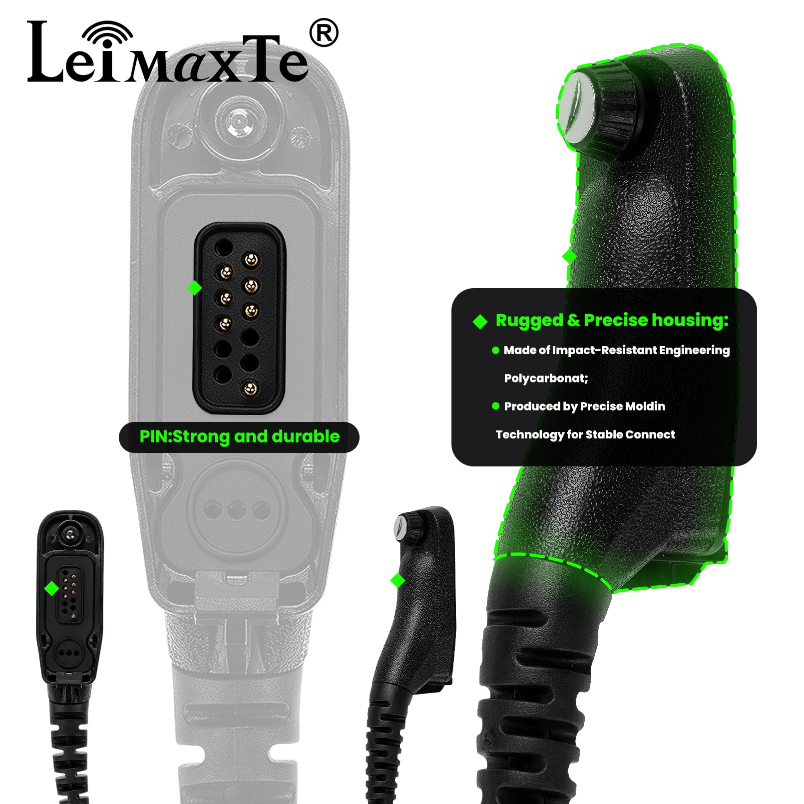 Radio Mic for Motorola APX6000 APX7000 APX8000 XPR6350 XPR6550 XPR7550 XPR7350e XPR7550e XPR7580e APX 6000 7000 8000 XPR 6550 7550 7550e walkie talkie - High Strength, Waterproof, Clear Sound - Image 6