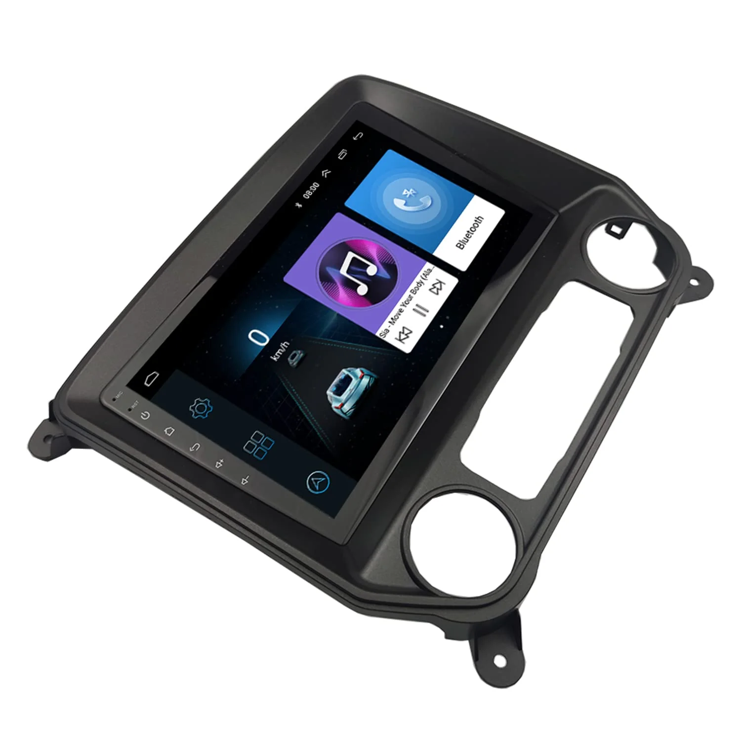 Radio Stereo Bezel for Chevrolet Silverado 2014+ GMC Sierra 2014+ Dash Installation Mount Trim Kit Fits 10.1" and Double Din - Image 6