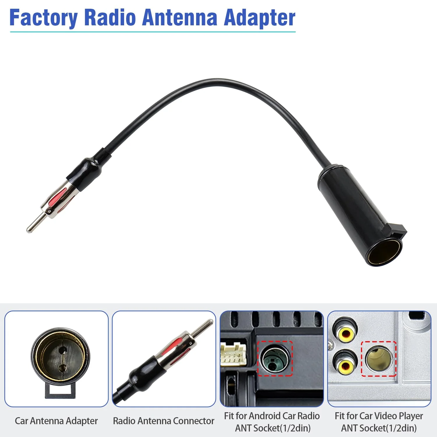Radio Wiring Harness Kit for Nissan Altima Sentra Frontier Xterra Murano Quest Titan Pathfinder, Car Stereo Wire Harness Antenna Adapter Compatible with Infiniti Q45 G20 I30 QX4 10+6P Harness+Antenna for Nissan/Infiniti - Image 6