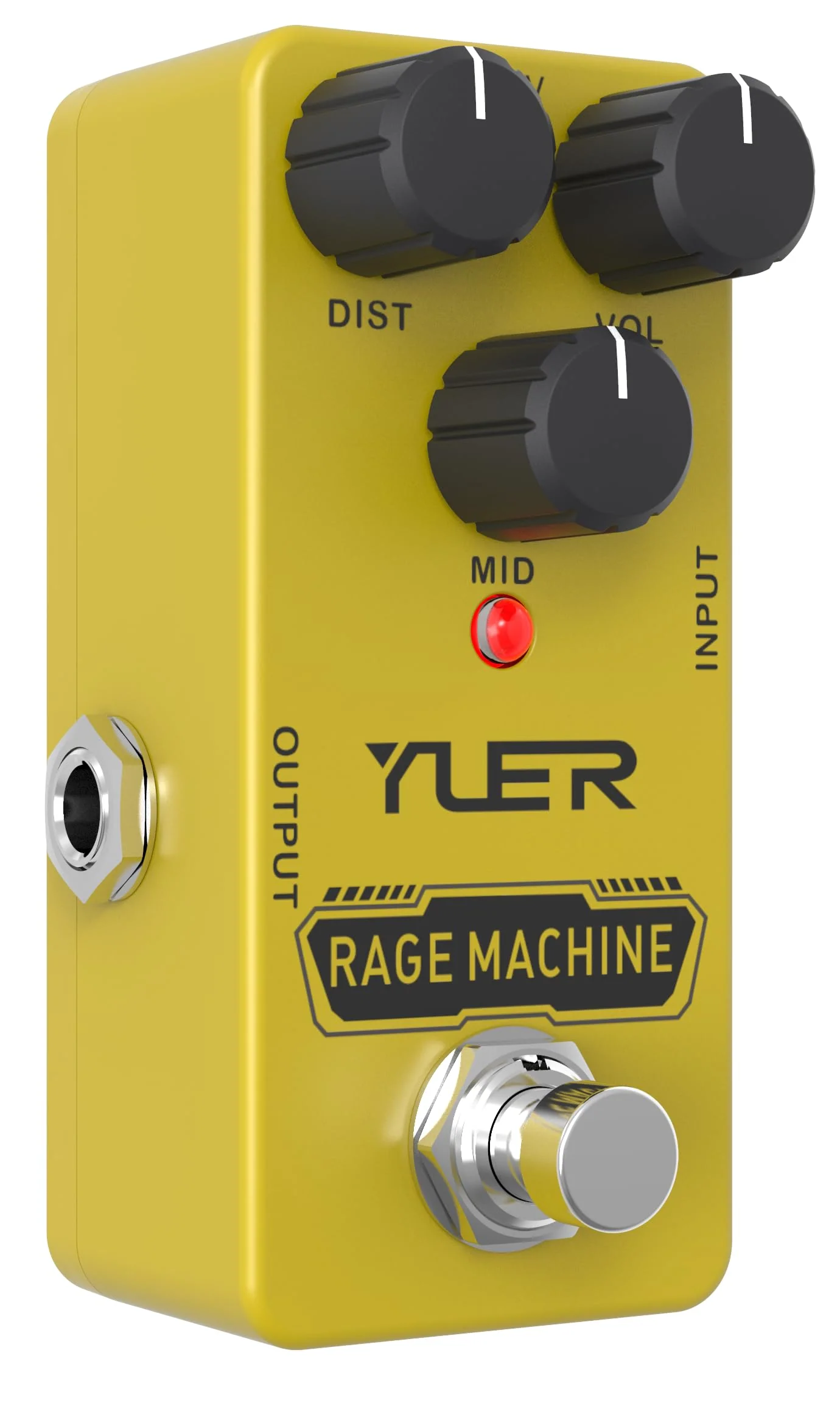 Rage Machine, Guitar Effects Pedal, Mini Single Type, True Bypass, DC 9V, for Electric Guitar and Bass - Image 4