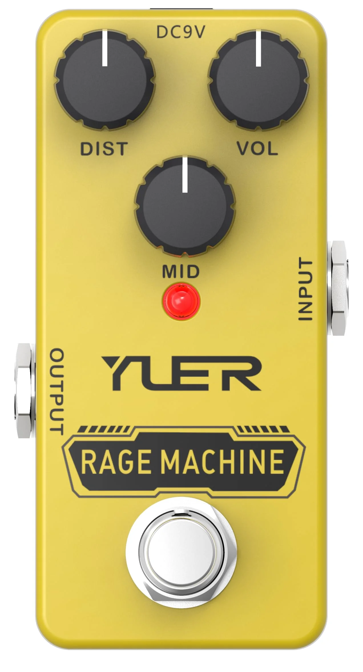 Rage Machine, Guitar Effects Pedal, Mini Single Type, True Bypass, DC 9V, for Electric Guitar and Bass - Image 5