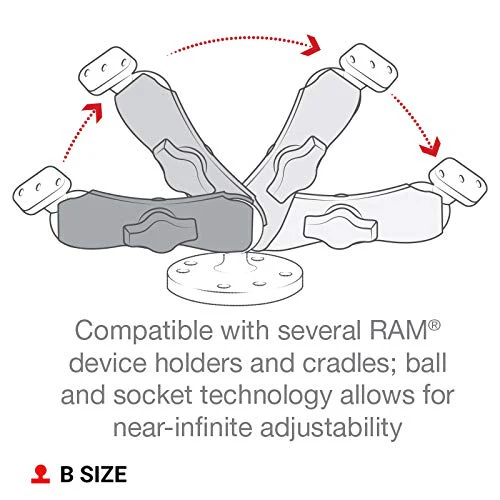 RAM MOUNTS Diamond Ball Base Marine-grade Aluminum - Image 8