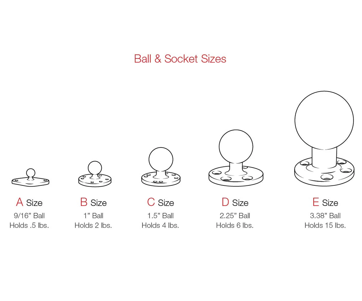 RAM MOUNTS Diamond Ball Base Marine-grade Aluminum - Image 9