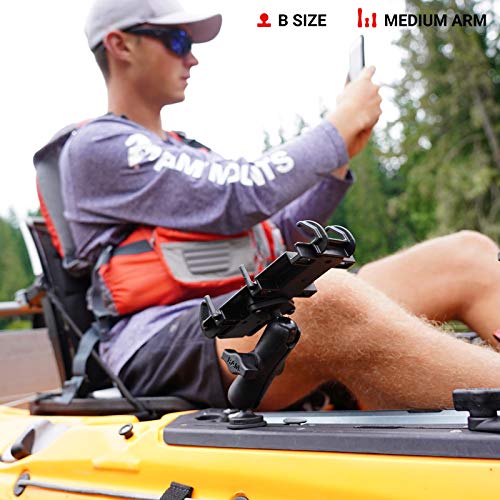 RAM Mounts RAM-B-201U Double Socket Arm (Medium) Compatible with RAM B Size 1" Ball Components Medium Arm - Image 8