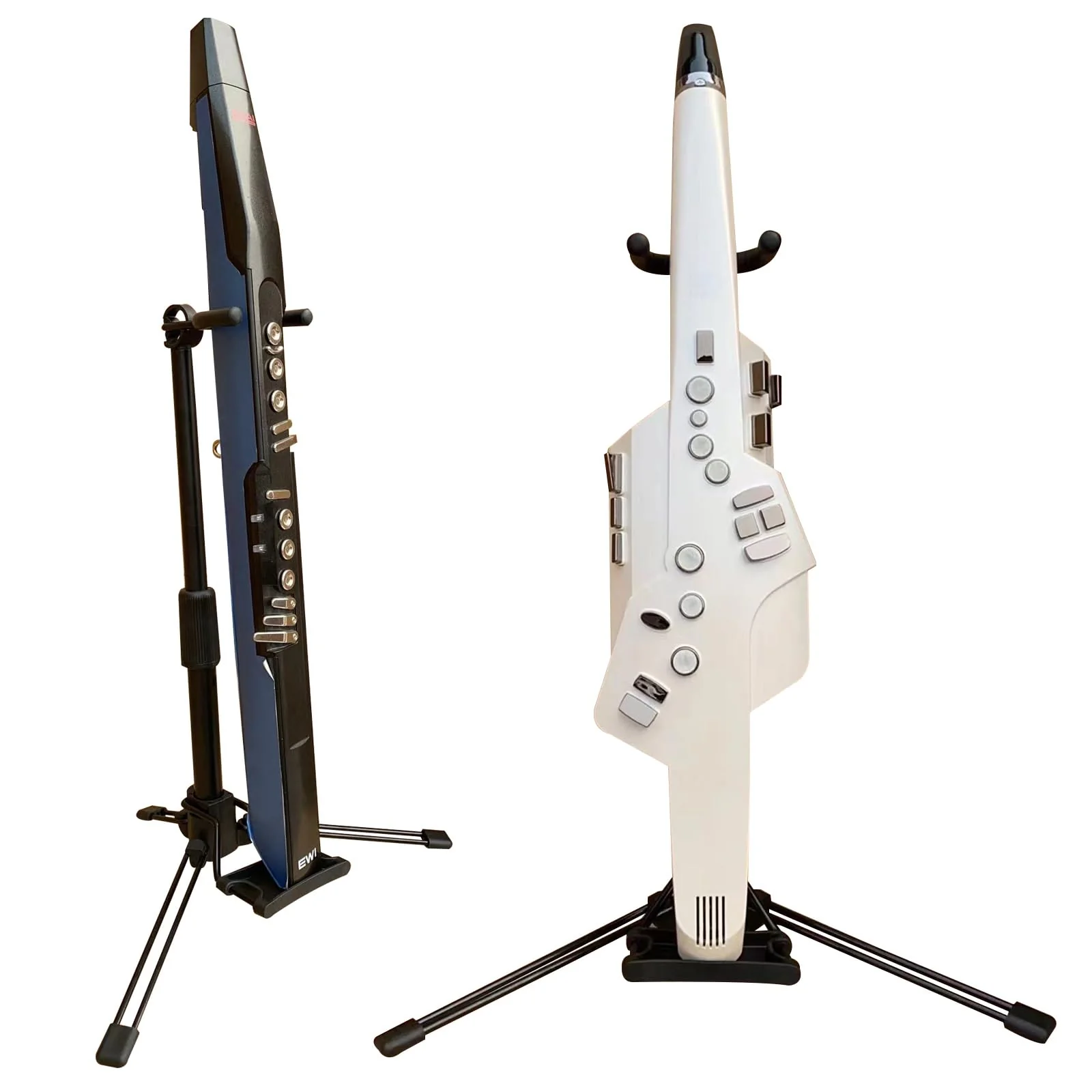 Rayzm Electric Wind Instrument Stand, Adjustable Portable Folding Metal Aerophone Stand Holder for Digital Wind Instruments - Image 4